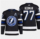 Men's Tampa Bay Lightning #77 Victor Hedman Black 2024 Stadium Series Stitched Jersey Dzhi,baseball caps,new era cap wholesale,wholesale hats